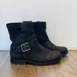 Frye, Womens Veronica Black Leather Pull On Boots, 8 B.